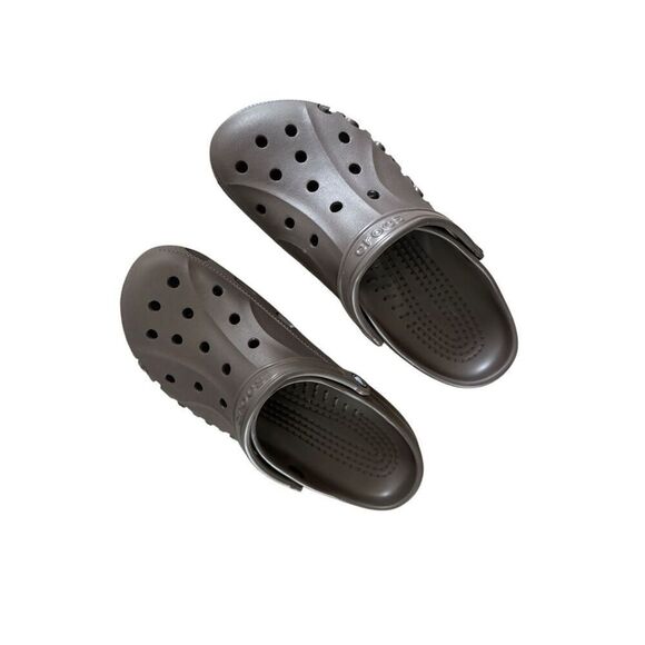 Crocs Baya Mens Espresso Brown Slip On Waterproof Comfort Clogs Sandals Size 12 - Picture 1 of 8
